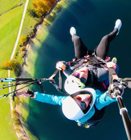 Tandem paragliding bled