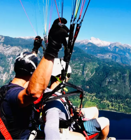 Tandem paragliding bled