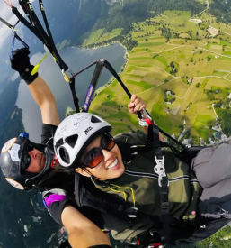 Tandem paragliding bled