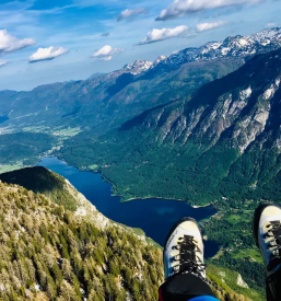 Tandem paragliding bohinj