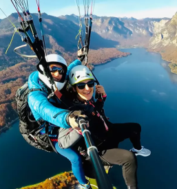 Tandem paragliding bohinj