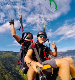 Tandem paragliding slovenija