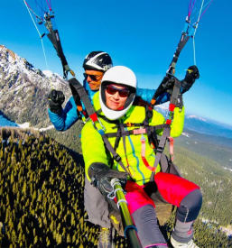Tandem paragliding slovenija