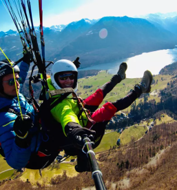 Tandem paragliding slovenija