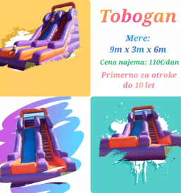 Ugodna izposoja napihljivih igral ptuj, okolica