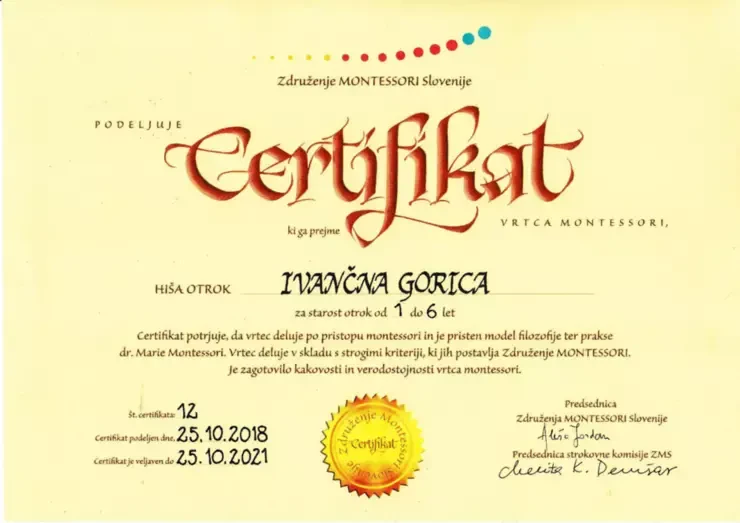 Program predšolske vzgoje v Ivančni Gorici