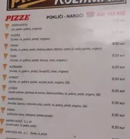 Gostilna in pizzerija rozmarin markovci
