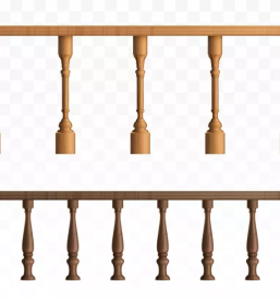 Balkonske ograje iz lesa Slovenija