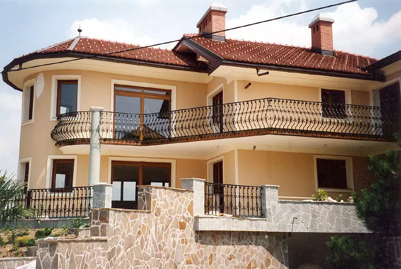 Kovane balkonske ograje Lesce, Gorenjska