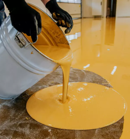 Polaganje epoksi talnih oblog 