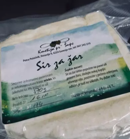 Domača prodaja mlečnih izdelkov in testenin Gorenjska