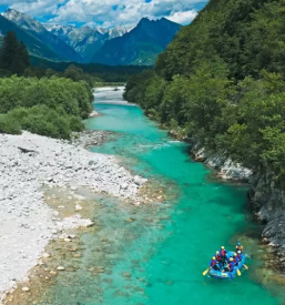 Rafting in canyoning kobarid soca