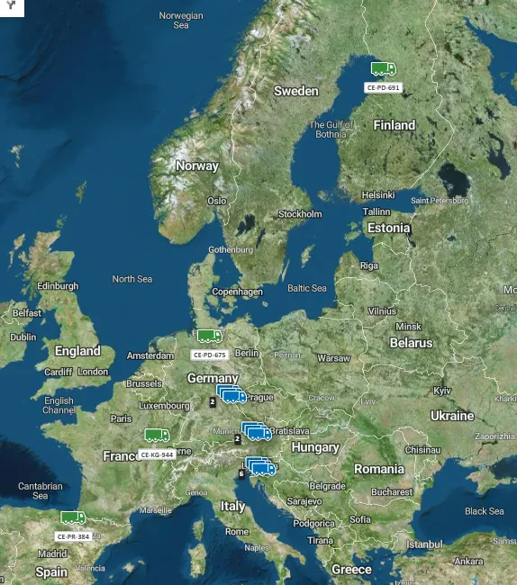 Kakovosten mednarodni transport tovora se zagotavlja s sledenjem 