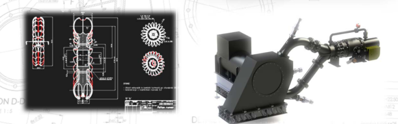 Pelton turbine for hydroelectric plants