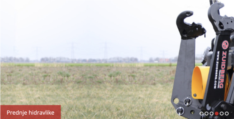 Prednje hidravlike in kardan Gorenjska, Slovenija