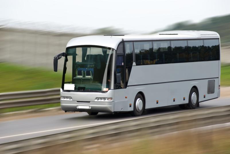 Avtobus prevozi potnikov po Evropi