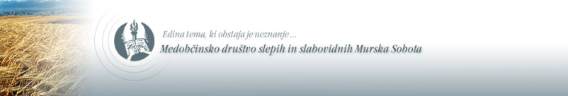 Pomoč za slepe in slabovidne Murska Sobota