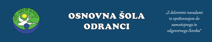 Vpis otrok v vrtec in osnovno šolo Odranci, Prekmurje