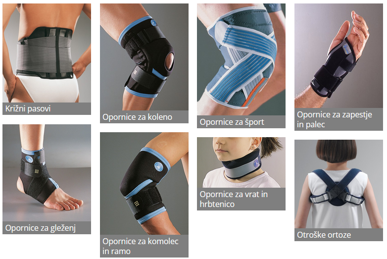 Prodaja različnih opornic