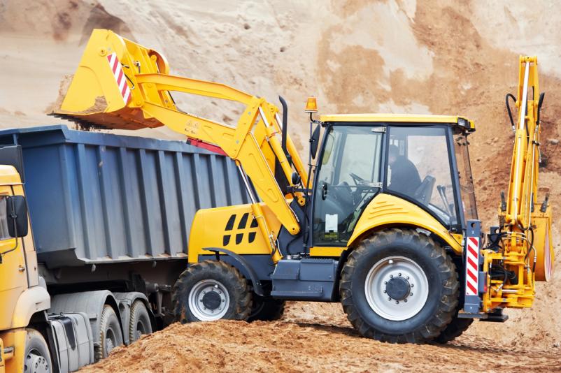 Gradbeni bager za izkope Pomurje