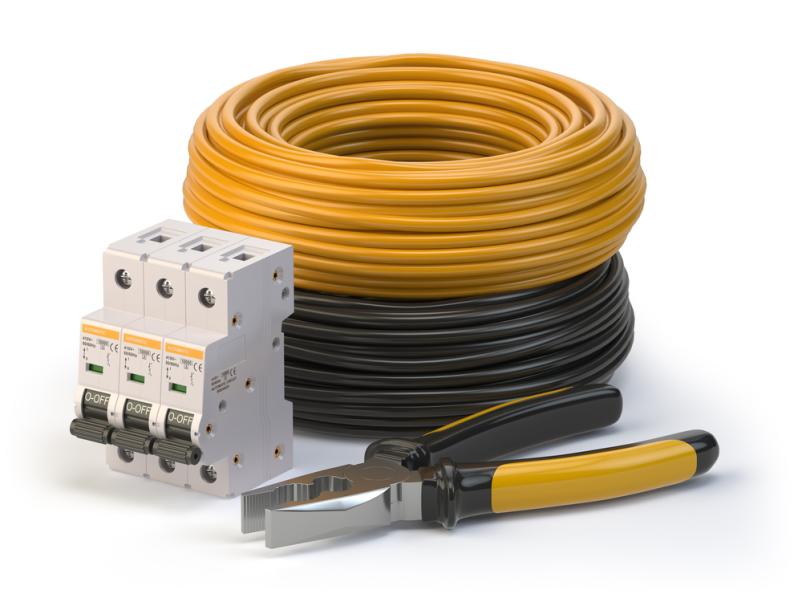 Kabeln, Elektronik, gedruckten Schaltungen