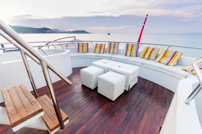 Luxury yacht furniture