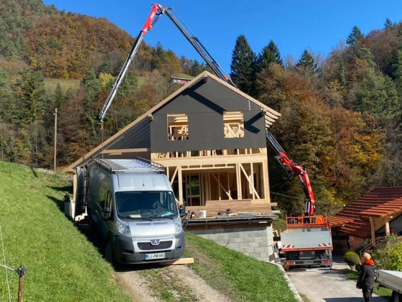 Kvalitetne lesene montažne hiše na ključ Slovenija