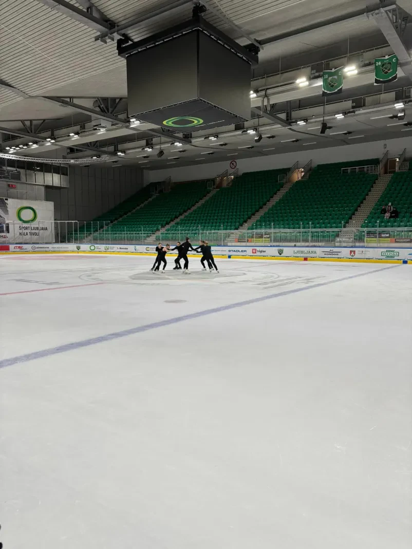Treningi drsanja drsališče Hala Tivoli