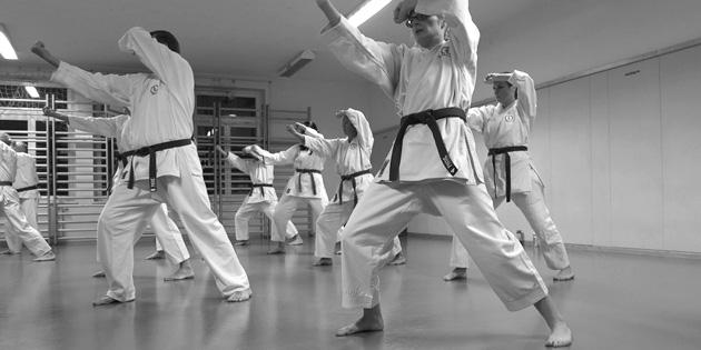 Treningi karateja Ljubljana