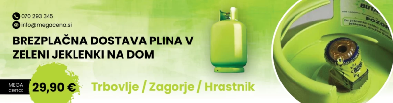 Plin dostava na dom Trbovlje, Zagorje, Zasavje