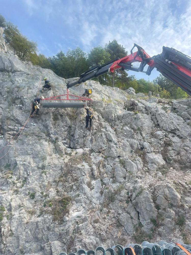 Dela z vrvjo na višini Gorenjska