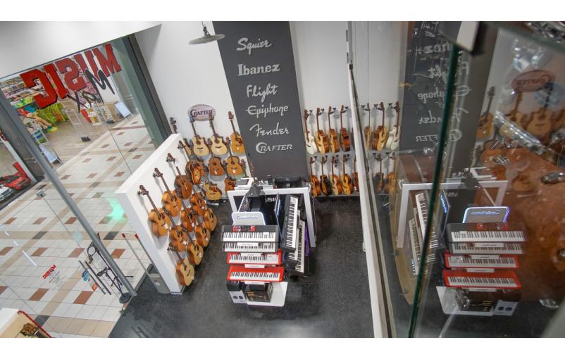 Glasbena trgovina glasbil in glasbene opreme Maribor
