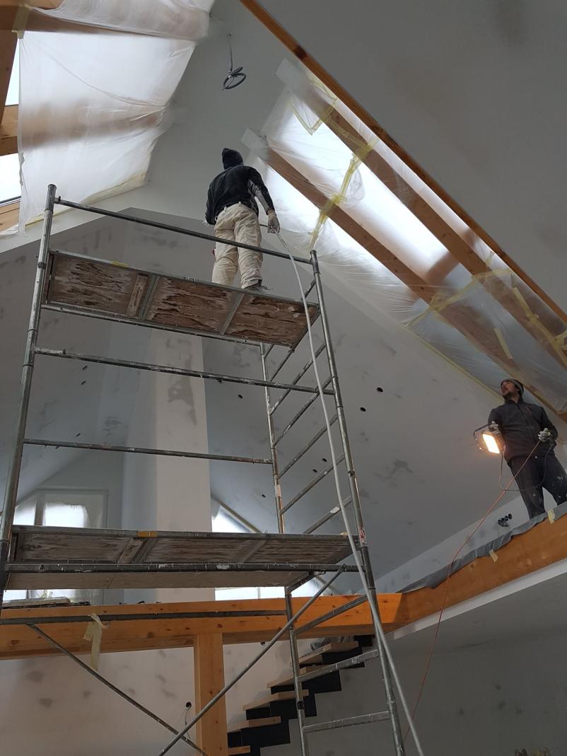 slikopleskarska dela na visini