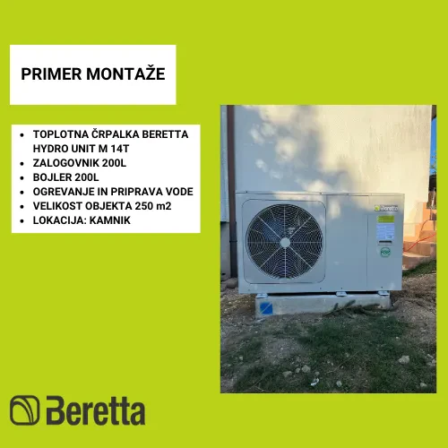 Wholesale and retail of gas furnaces Beretta Slovenia