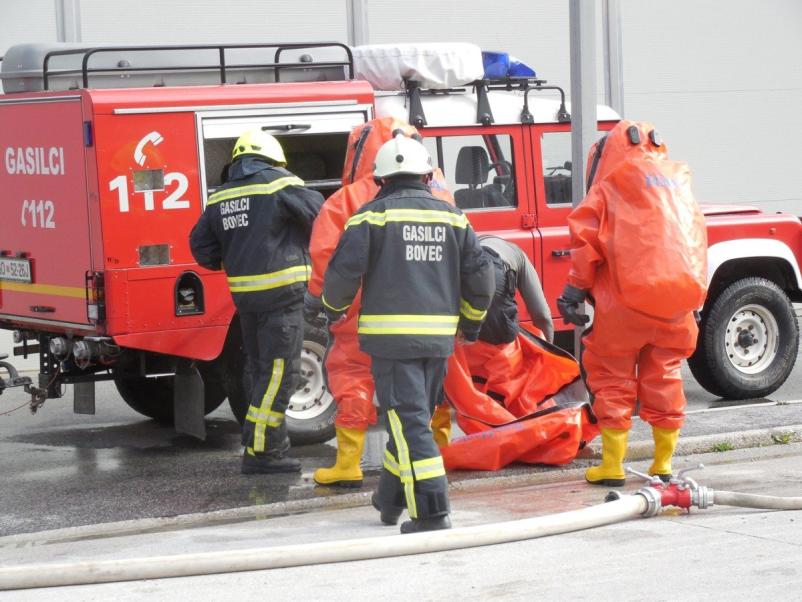 Pomoč gasilcev Bovec