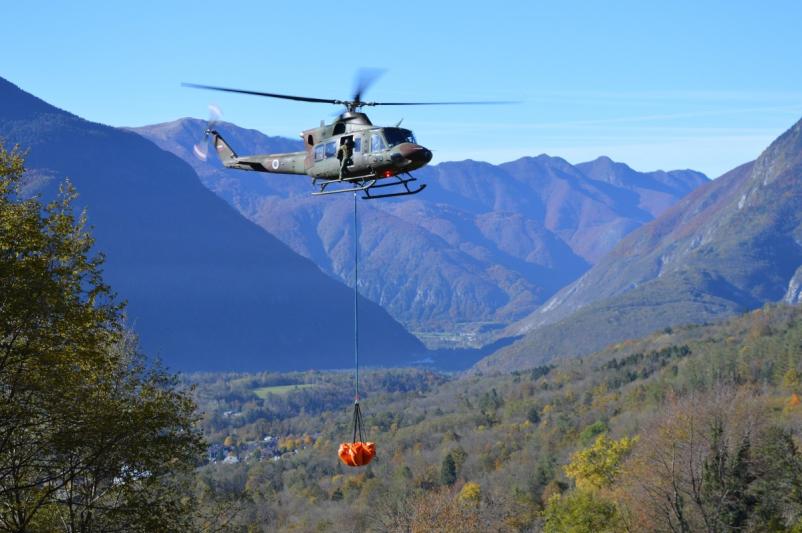 Gašenje v visokogorju Bovec