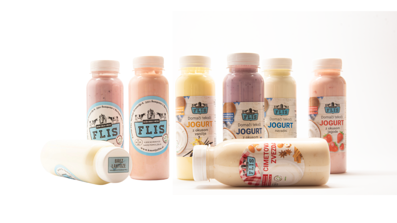 Domač jogurt z okusom jagode