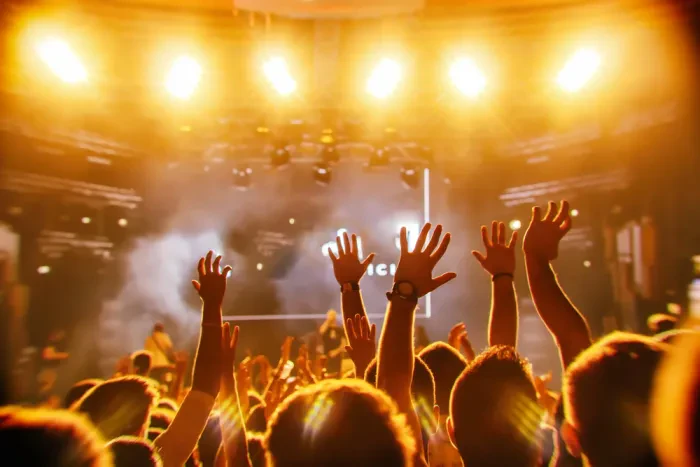 koncert v nočnem klubu