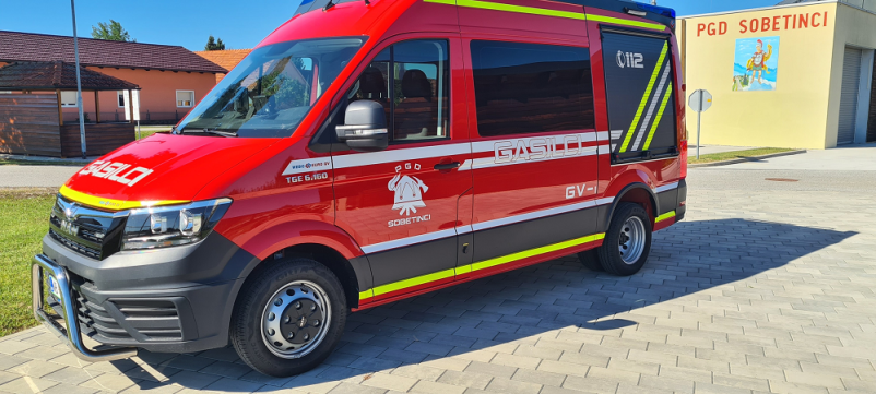 Pomoč prostovoljnih gasilcev Markovci