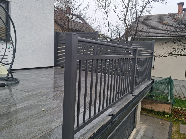 Kakovostne balkonske ograje Kranj, Gorenjska, Slovenija