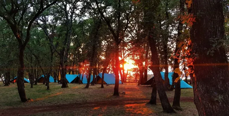 Taborniški kamp Spodnja Idrija, Slovenija