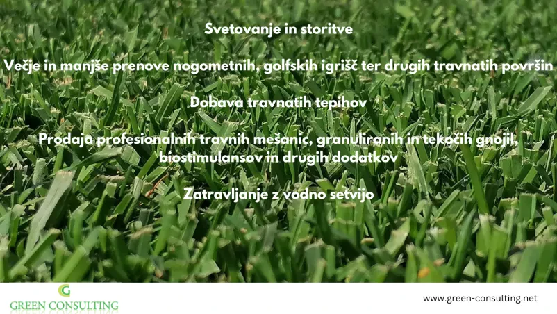 Izdelava golf in nogometnih igrišč Slovenija
