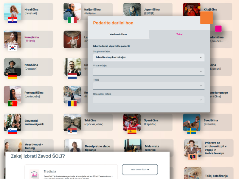 Nadaljevalni jezikovni tečaji Ljubljana, okolica