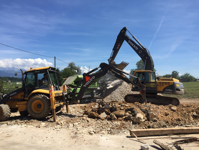 Gradbena dela in nizke gradnje Ljubljana