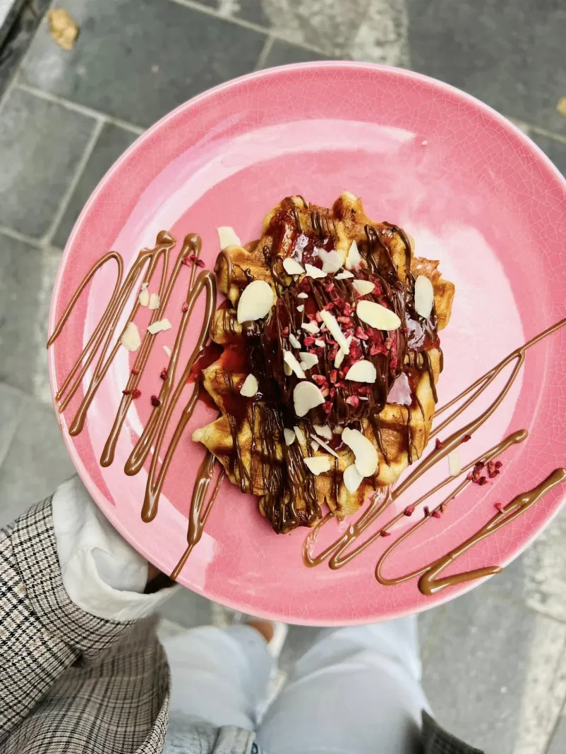 Gelato waffle Ljubljana