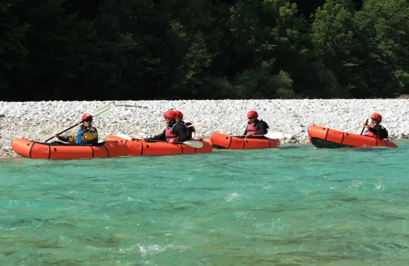 Packrafting na Soči