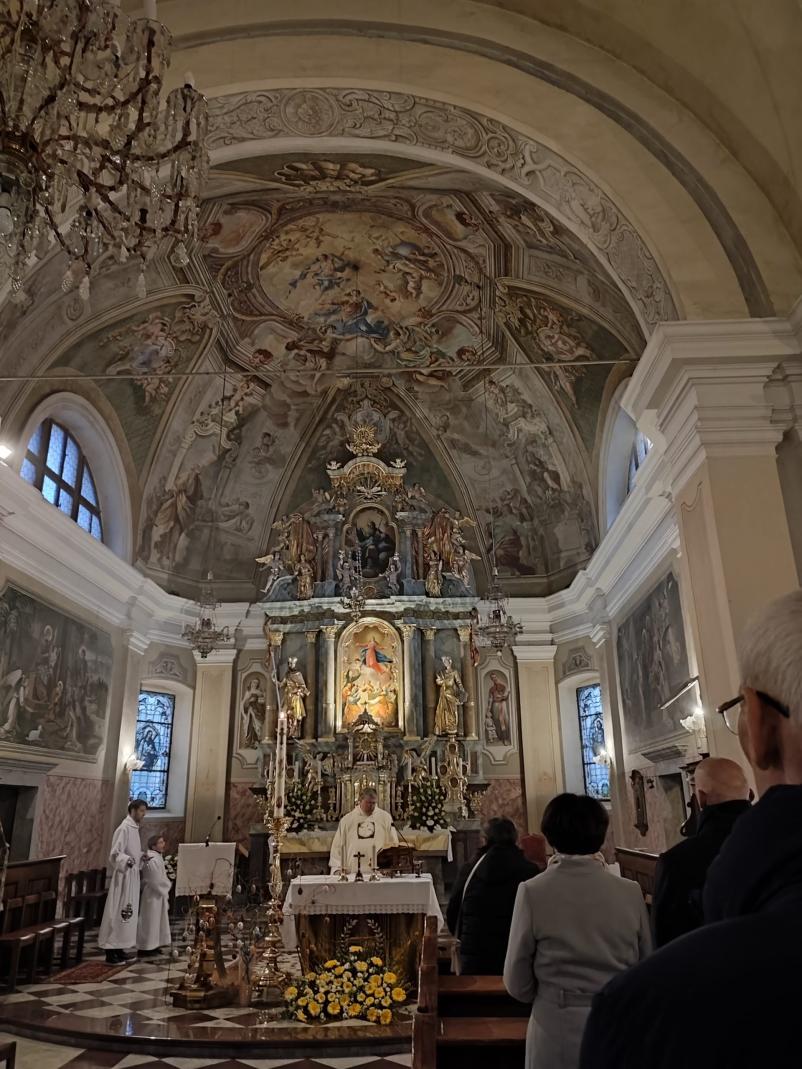 Župnija Lesce, Cerkev Marijinega vnebovzetja