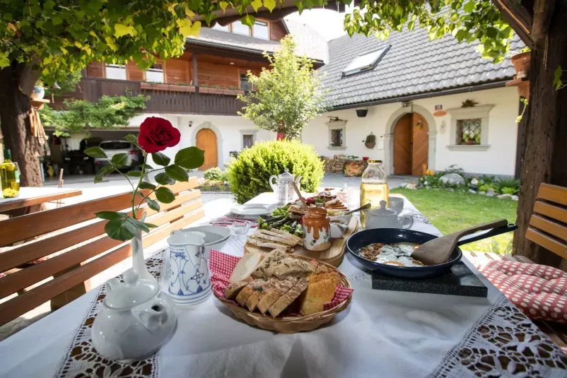 Good traditional apartment accommodation Bohinj near Bled