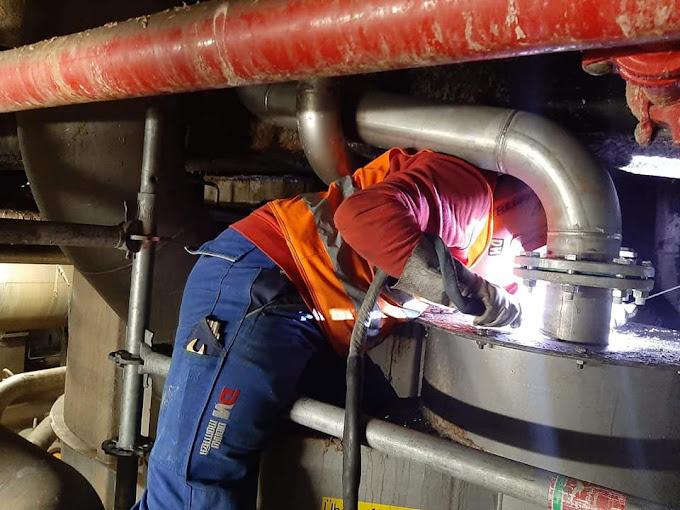 assembly of metal constructions