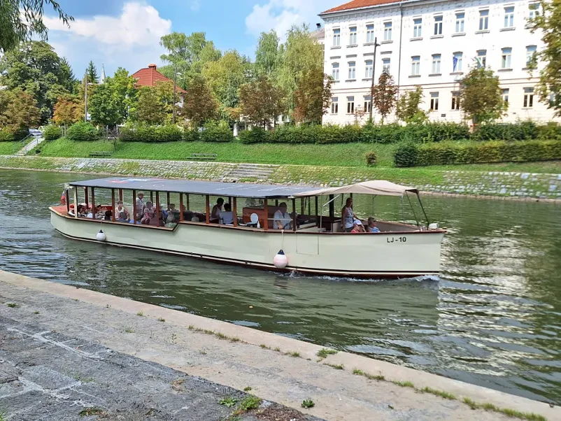 Gita in barca sulla Ljubljanica